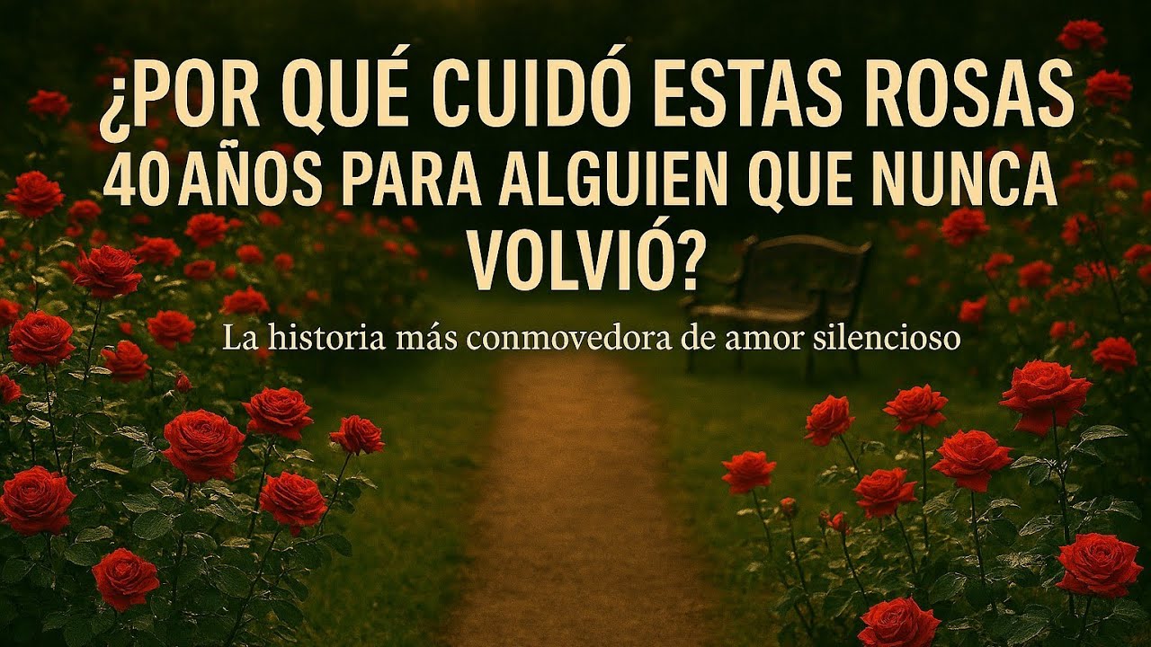 🌹 EL JARDINERO QUE PLANTÓ ROSAS PARA UNA MUJER QUE NUNCA LO VOLVIÓ A VER 🌹