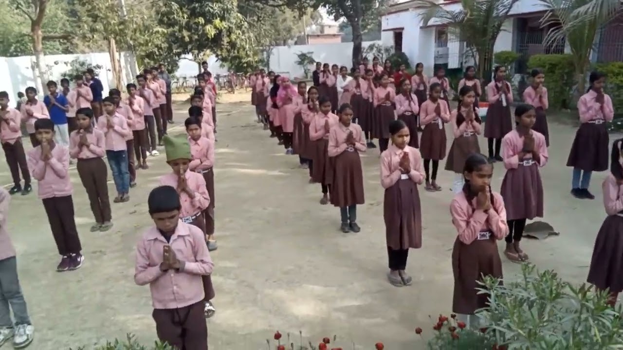 Today's morning assembly 