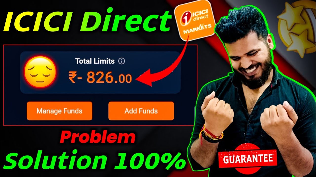 😭₹-826 ICICI direct Amount Showing | ICICI direct amc charge Problem solution | Amc charge ICICI 😍