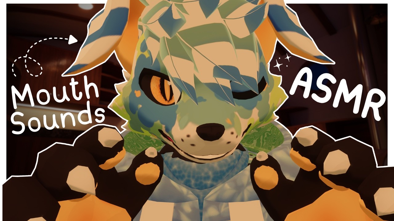 [Furry ASMR] Silly dog uses mouth sounds for YOU to sleep :3 [Sleep-aid] [Mouth sounds] [Whispering]