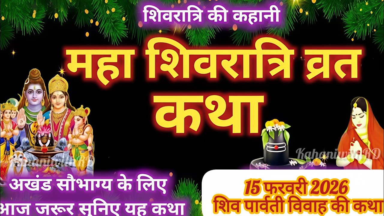 महाशिवरात्रि की व्रत कथा - Mahashivratri vrat Katha | Shivratri Katha | Mahashivratri Story