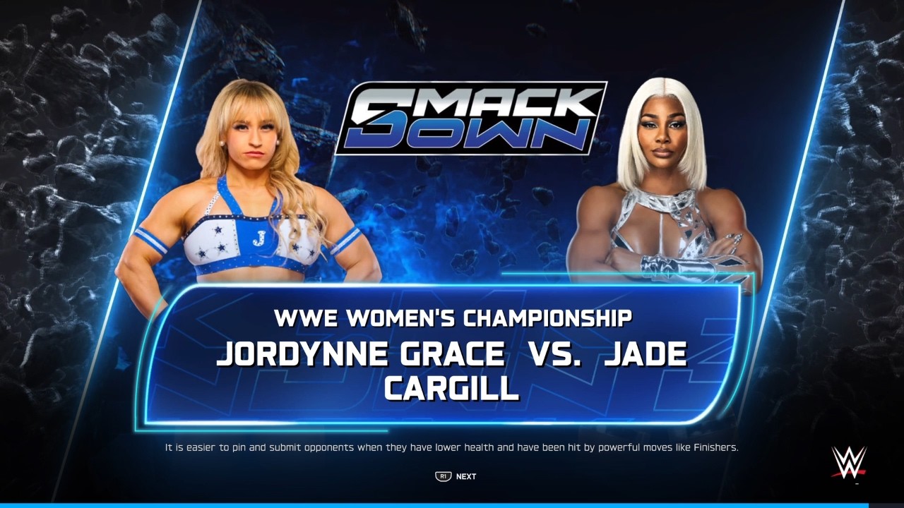 Smackdown 2026-02-13 : Jade Cargill(c) vs. Jordynne Grace - WWE Women's Championship