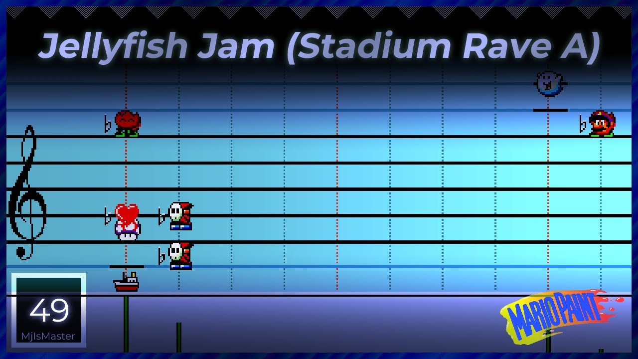 Spongebob Squarepants: Jellyfish Jam (Stadium Rave A) - Mario Paint Composer
