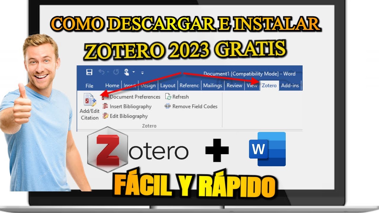 💼 ✅Como Descargar e Instalar Zotero 2024 para Windows, Word, Mozilla Firefox y Google Chrome, Gratis