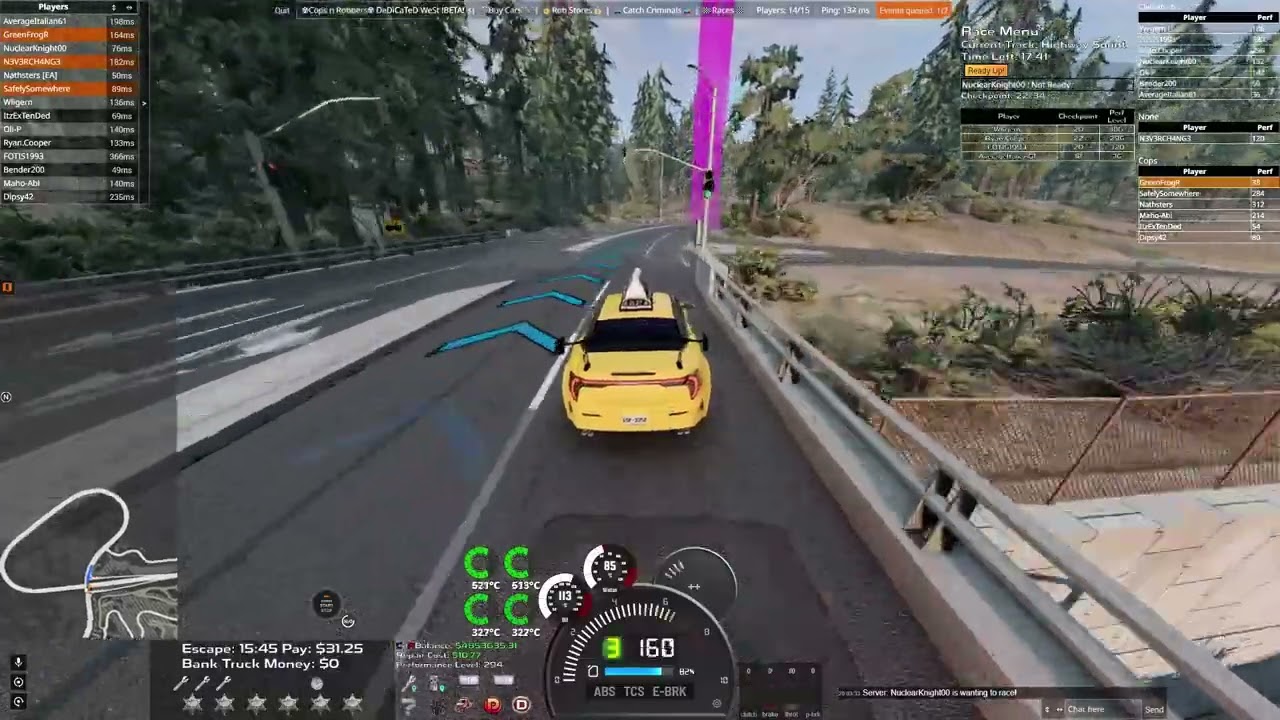 CnR Races - Highway Sprint (unlimited performance)