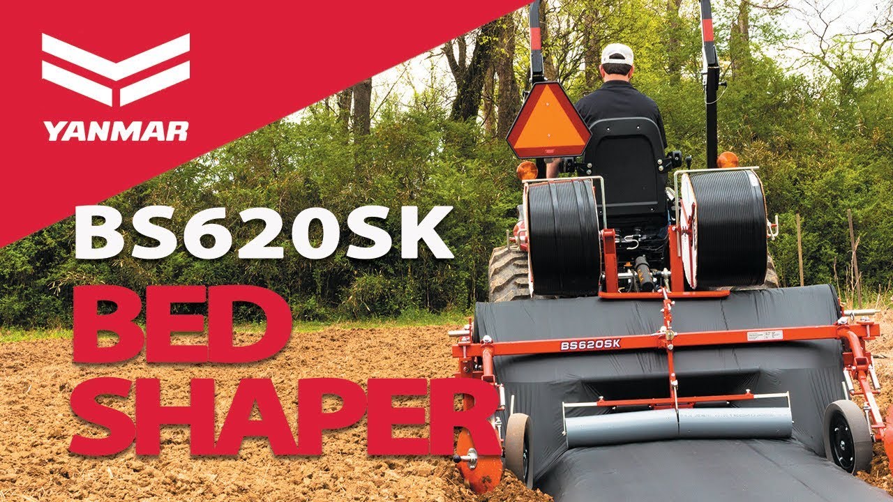 Yanmar BS620SK Bed Shaper In Action - Yanmar Tractor