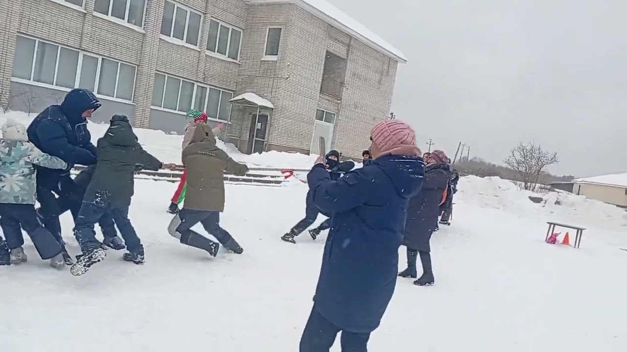Проводы зимы🌬🌨в нашей деревне🥰