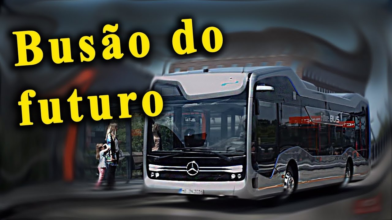 INCRÍVEL: ônibus do futuro FAZ TUDO sozinho, mas o motorista fica pronto pra agir se for preciso