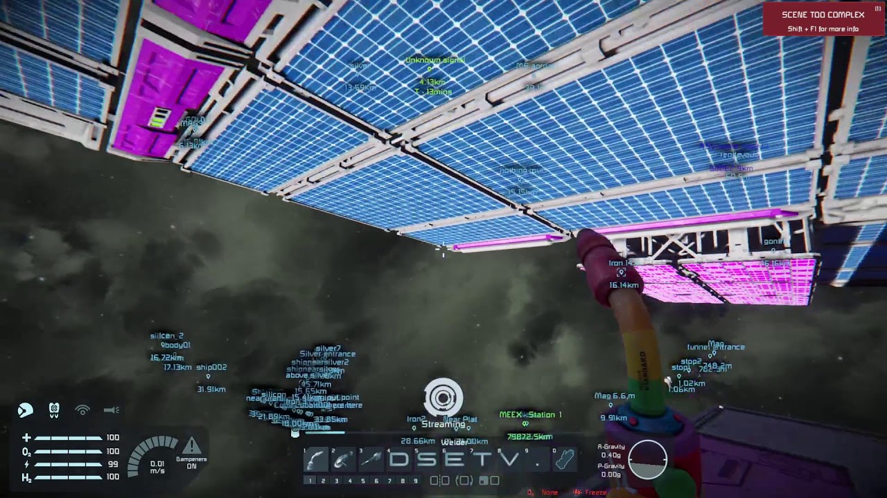 Working on the DSETV deep space exploration and trading and mining with the axiom III