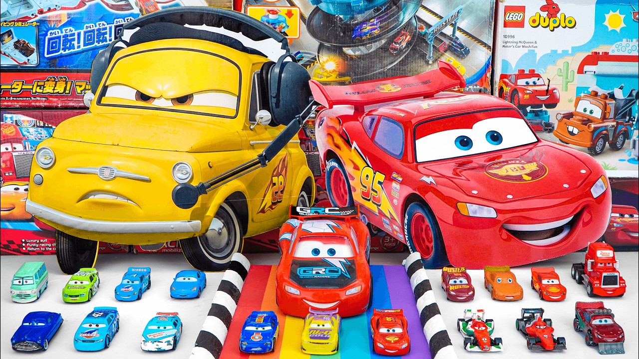 Disney Pixar Cars Unboxing Review | Lightning Mcqueen, Tow Mater, Doc Hudson, Sally Carrera, Cruz