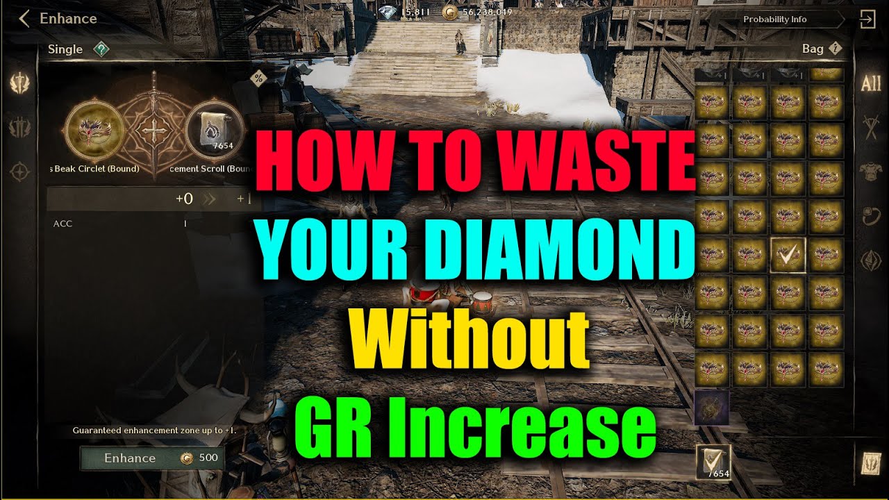 Night Crows How to Waste Your Diamond Without GR Increase