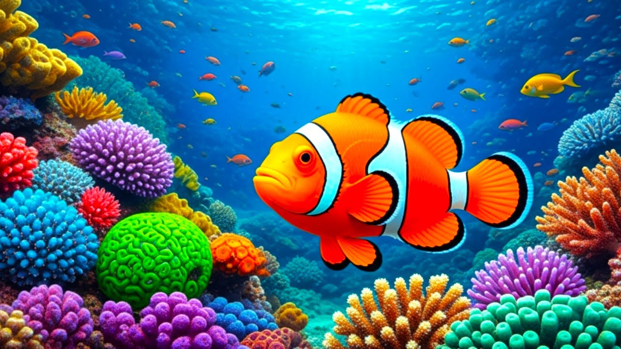 The Best 4K Aquarium - Dive Into The Mesmerizing Underwater Realm, Sea Jellyfish, Coral Reefs