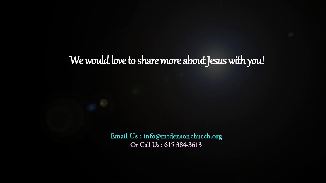 Mt Denson Live Service - 1/4/2026