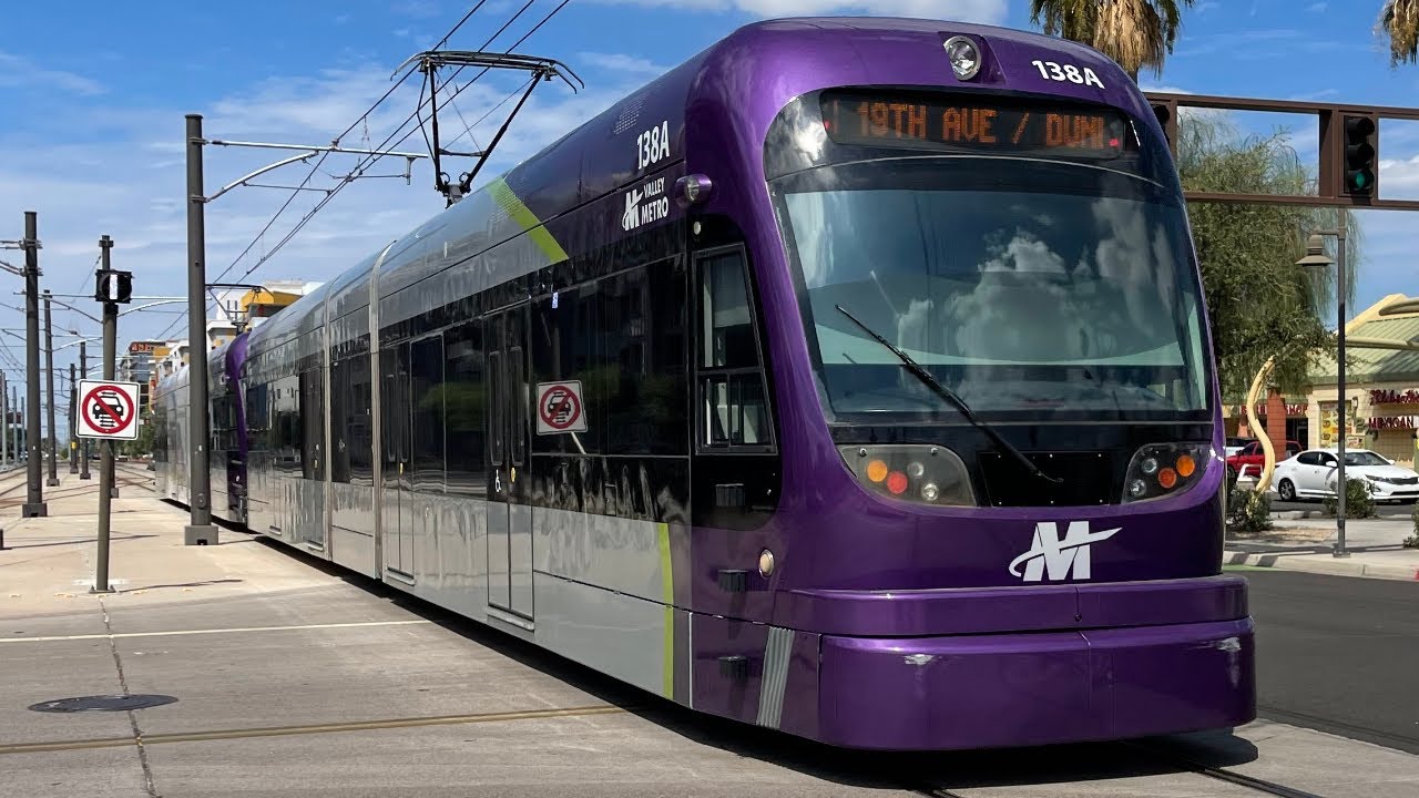 Phoenix Valley Metro Rail, Kinkisharyo and Siemens trains #shorts #metrorail #trains