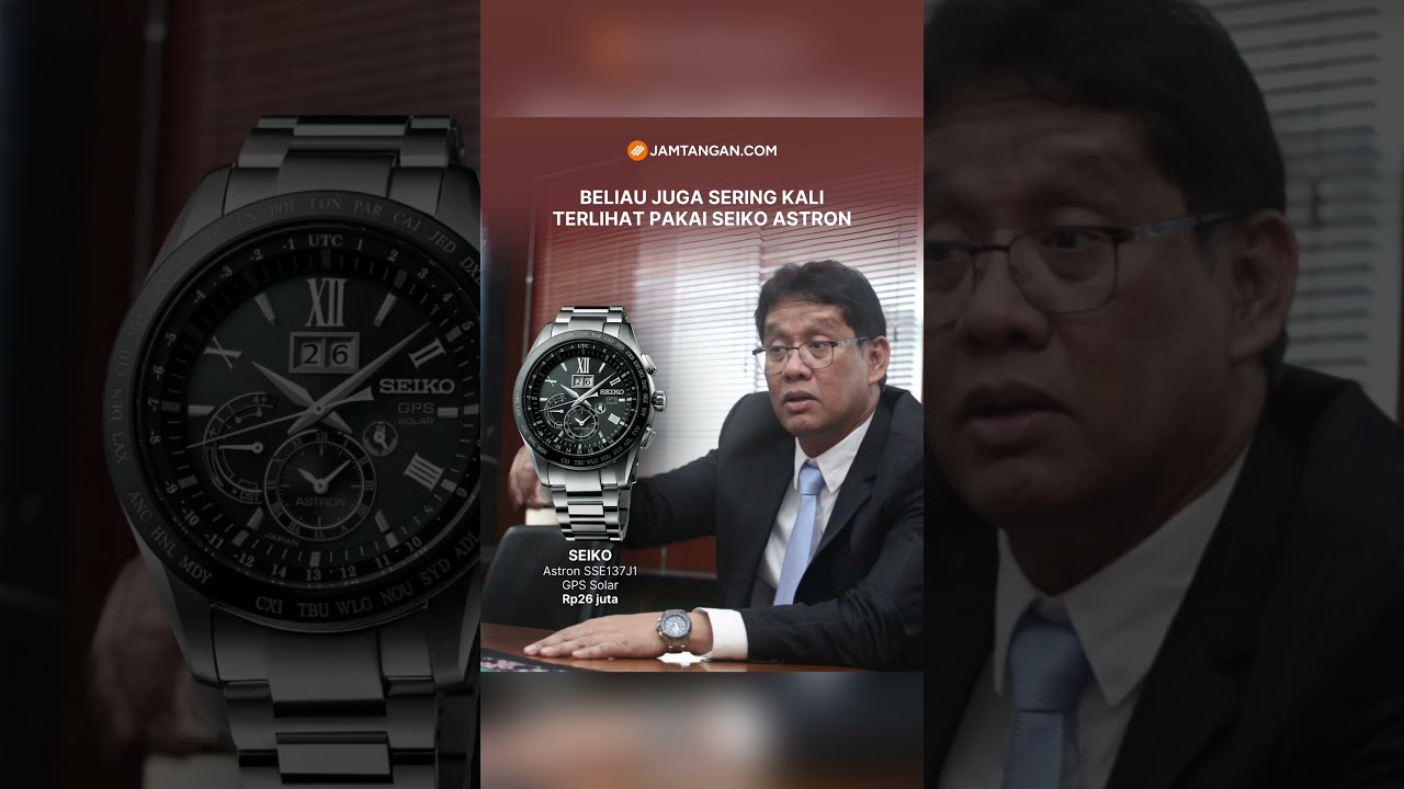 Pak Purbaya Menteri Keuangan ternyata fans Seiko 🤩 #jamtangan