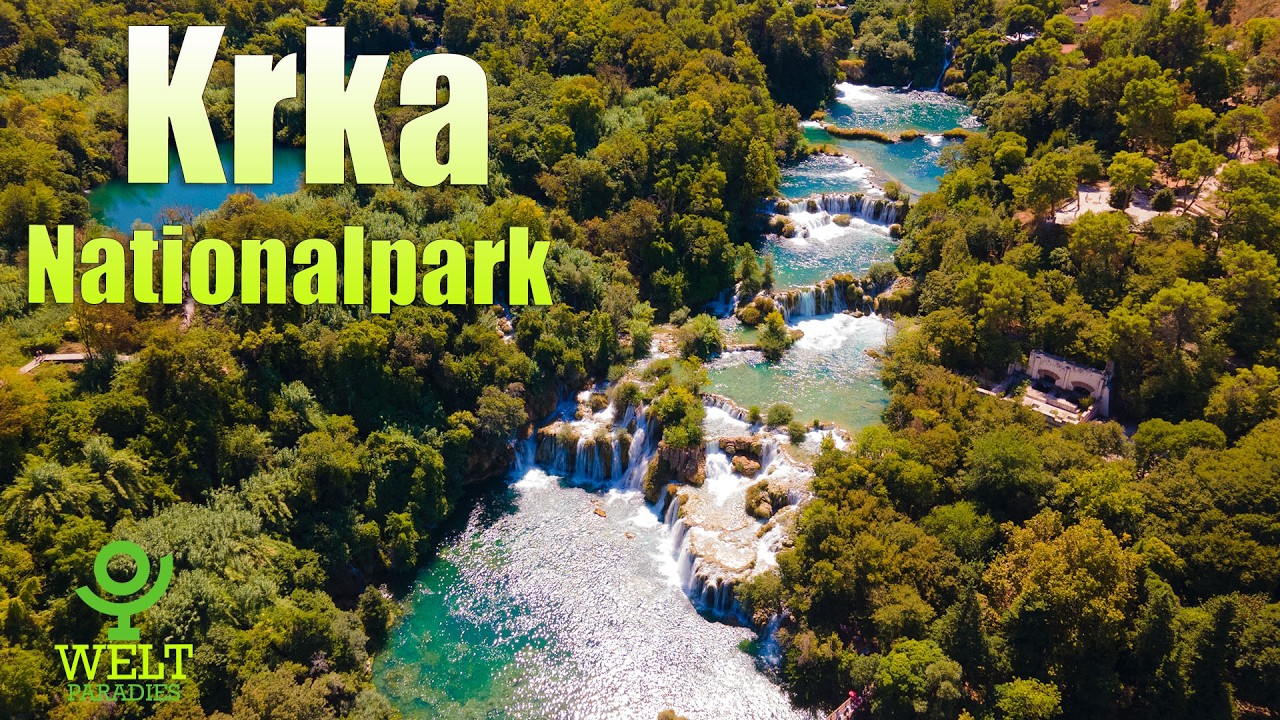 Wunderschöne Nationalpark Krka Wasserfälle