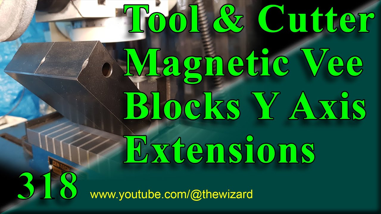CNC4A - T&C Magnetic Vee Blocks Y Axis Extensions