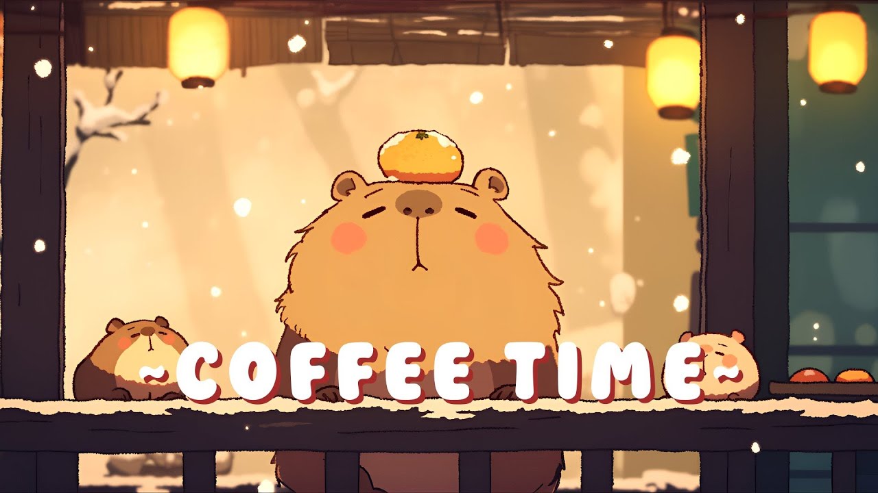 Capybara Chill Radio - Calming Beats & Melodies ~ Zen Moments ~ 🦫 📝 | Focus Helper