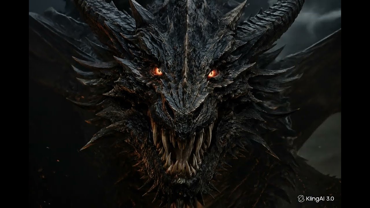 DRAGON NOIR ⚡🔥 #dragon  #mythicalcreatures   #fyp   #viralvideoshorts   #energy