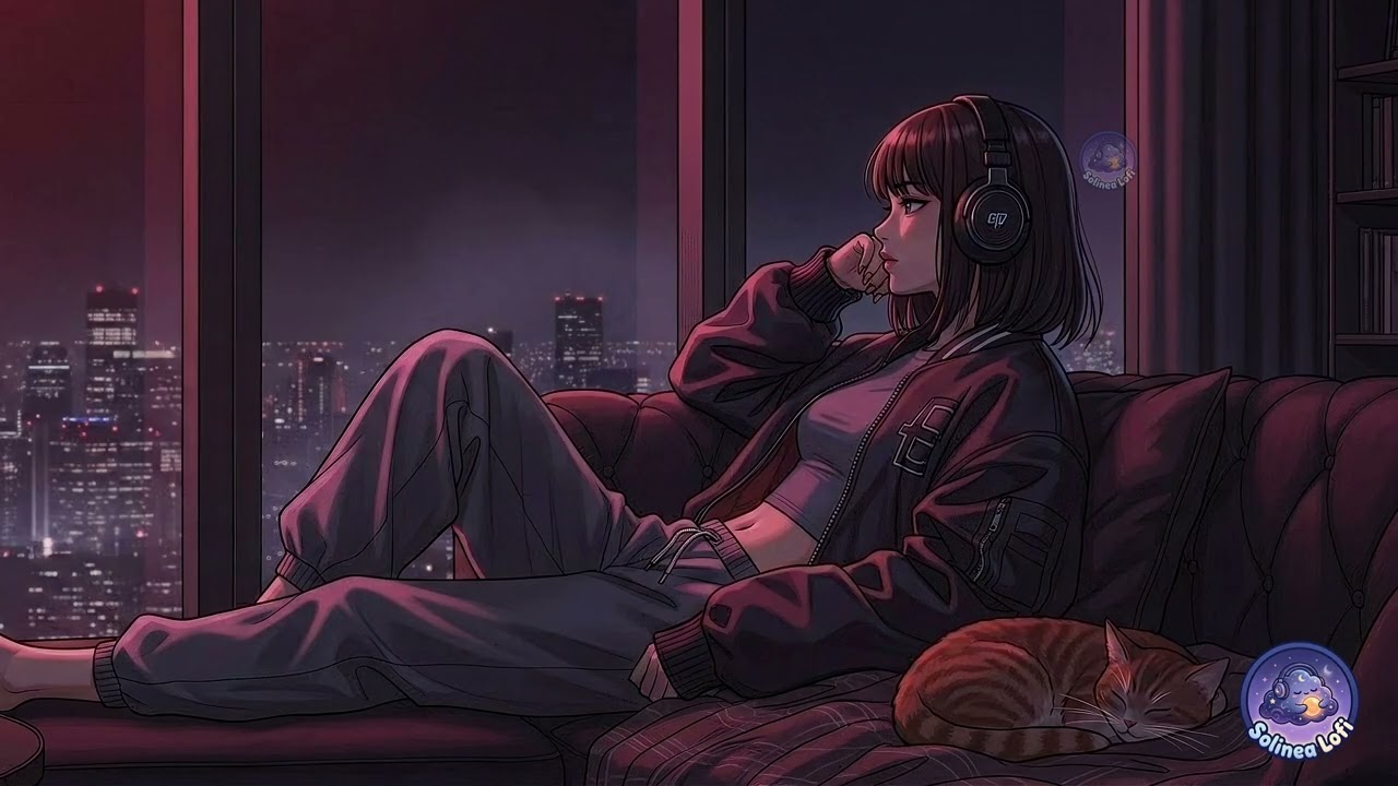 🌙Late Night Lofi for Reading & Sleep | Late Night R&B — Soft R&B x Hip-hop Lofi | Solinea Lofi