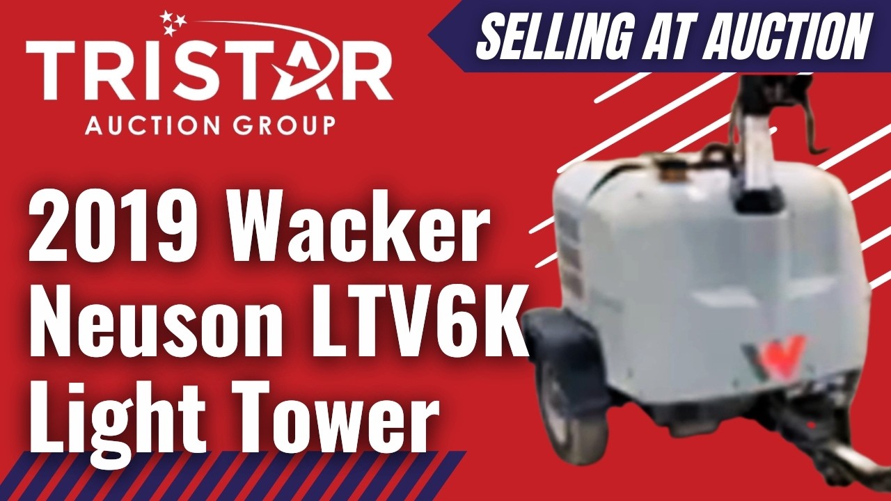 2019 Wacker Neuson LTV6K Light Tower (11501) - Selling at auction