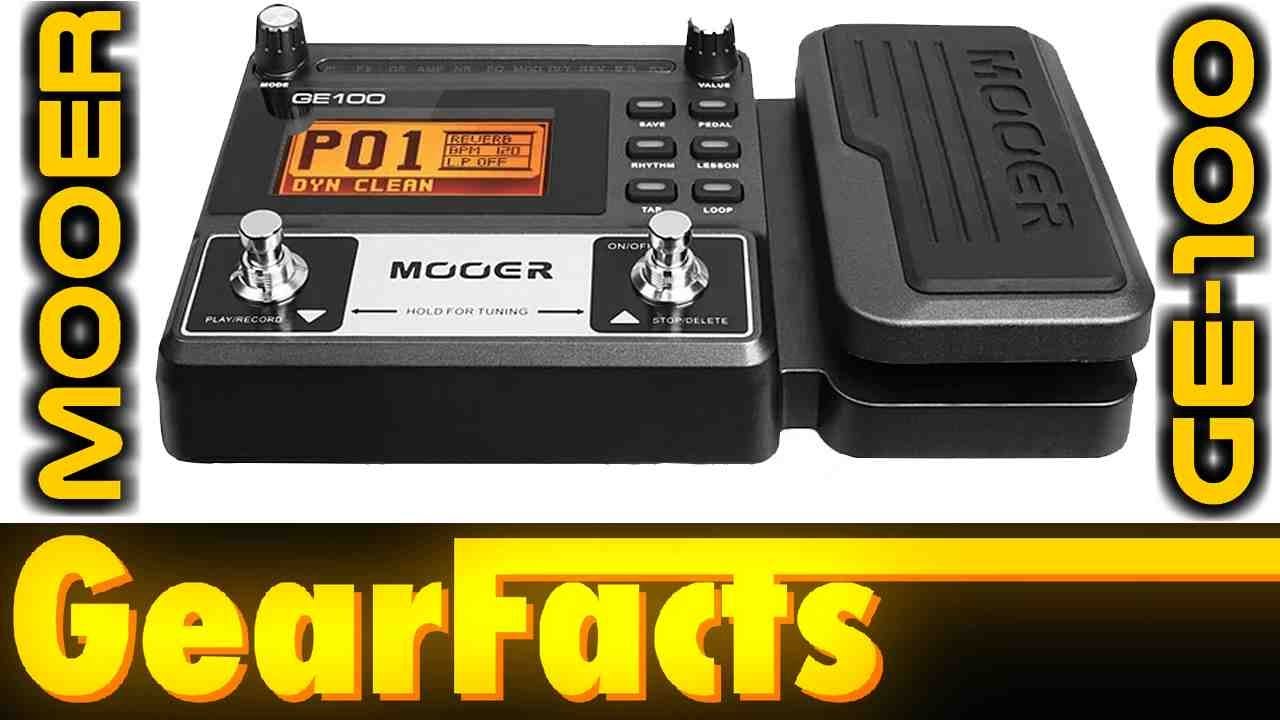 Mooer GE-100 multi effects unit demo/review/tutorial.