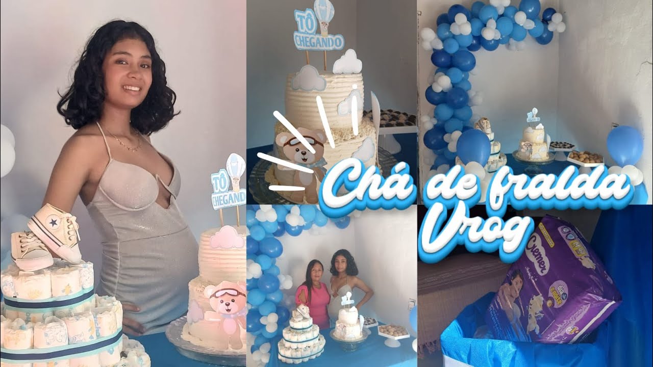 vlog do ch&aacute; de fralda👶