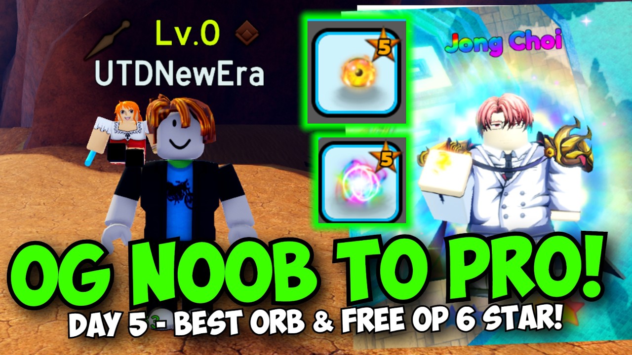 (Day 5) BEST ORB & FREE OP 6 Star! Noob to Pro in OG ASTD!