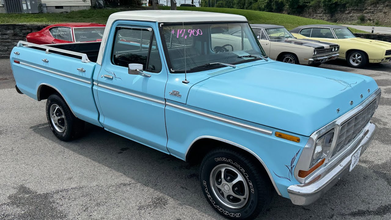 Test Drive 1978 Ford F-100 SWB Pickup Truck $17,900 Maple Motors #3550