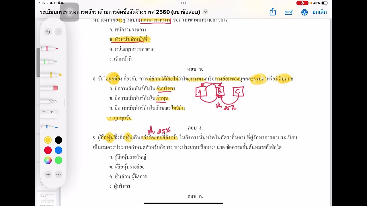 ระเบียบกระทรวงการคลังว่าด้วยการจัดซื้อจัดจ้างฯ พ.ศ.2560 EP.พิเศษ (แนวข้อสอบ)