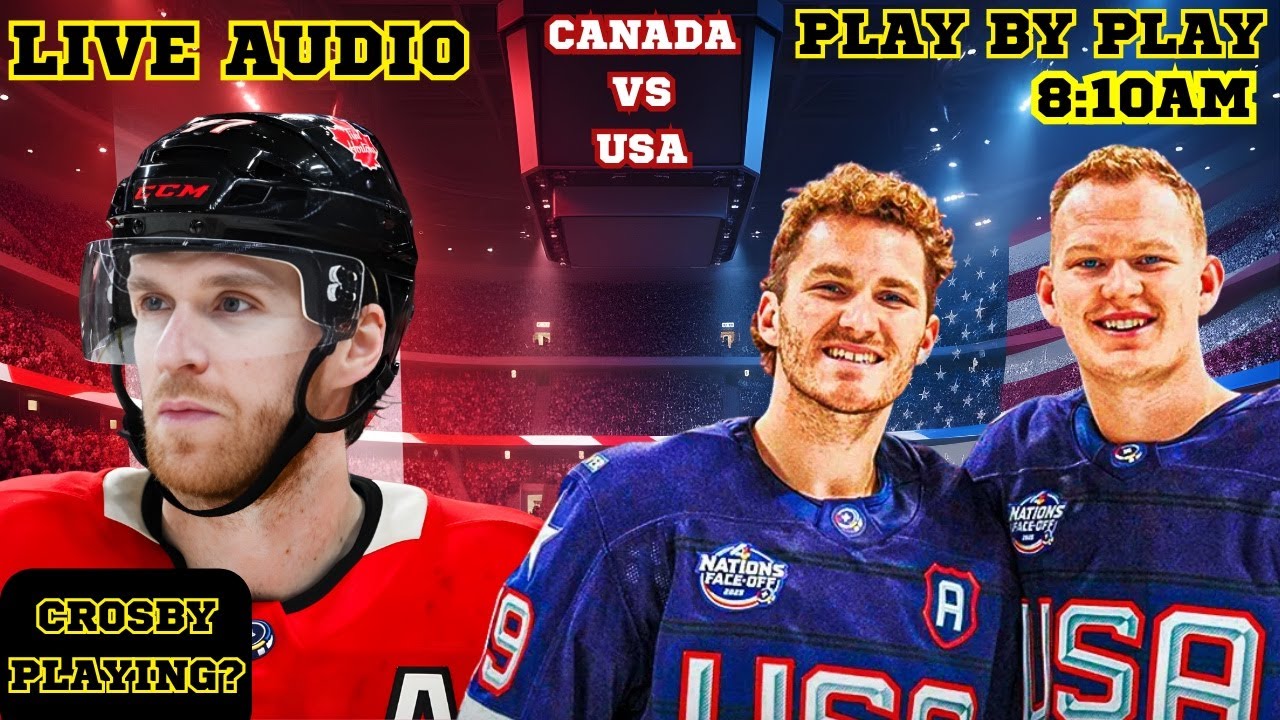 THE BEST HOCKEY GAME EVER? 🇨🇦 Canada vs USA 🇺🇸 (GOLD MEDAL) | Olympic Live Radio Play-by-Play