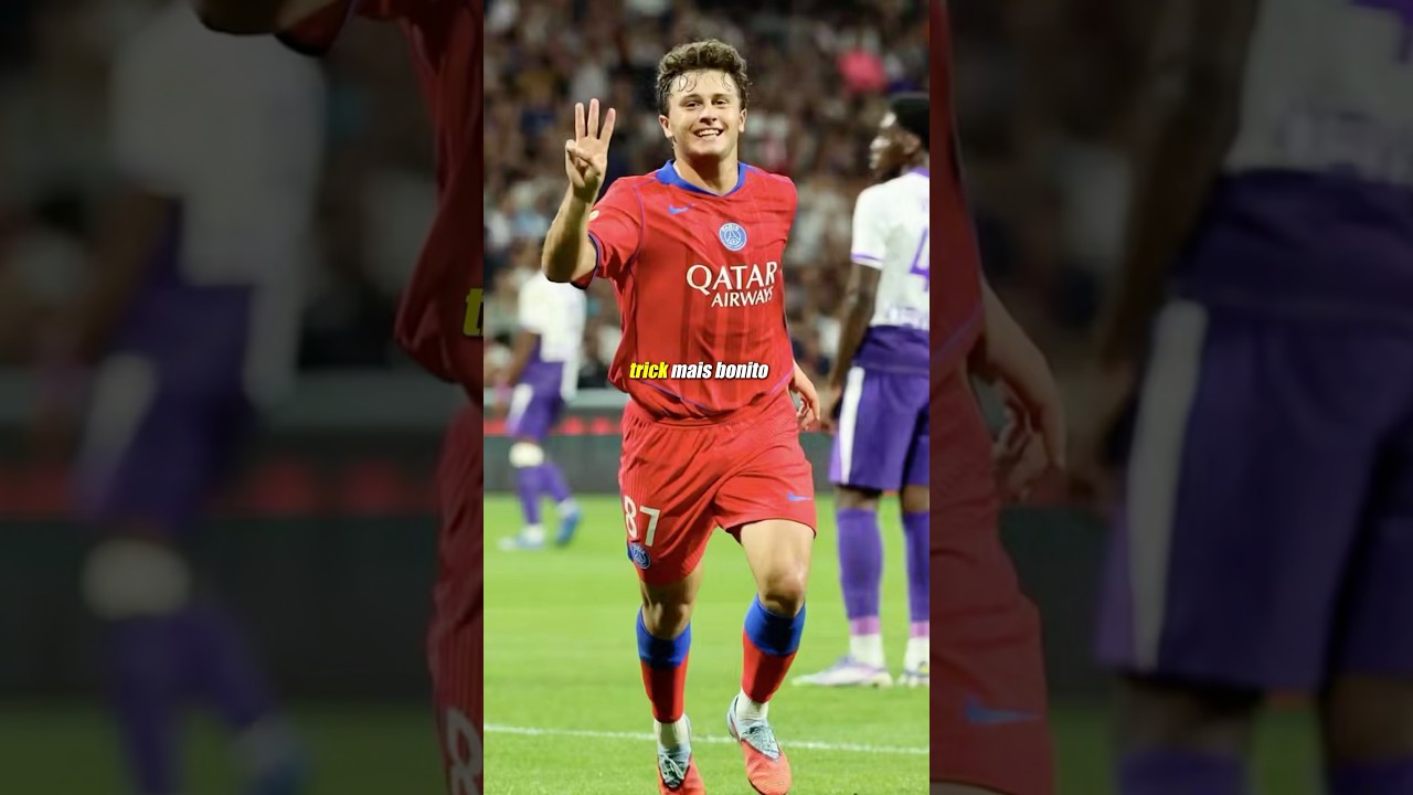 Jo&atilde;o Neves fez o HAT TRICK mais BONITO da hist&oacute;ria do futebol ?😮&zwj;💨 #futebol #joaoneves #psg
