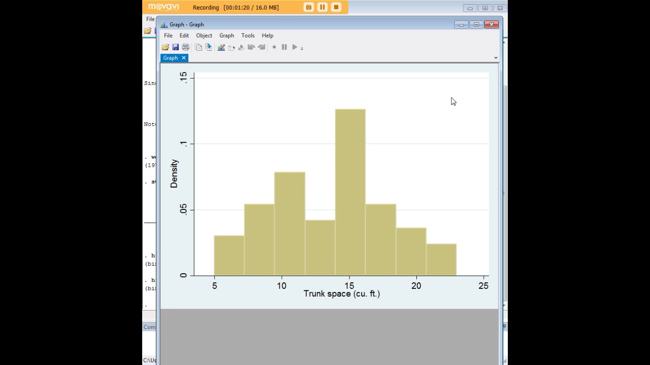 Stata Shapiro Wilk test of normality