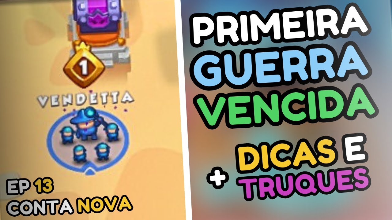 Rush Royale - PRIMEIRA GUERRA NA CONTA NOVA (DICAS)