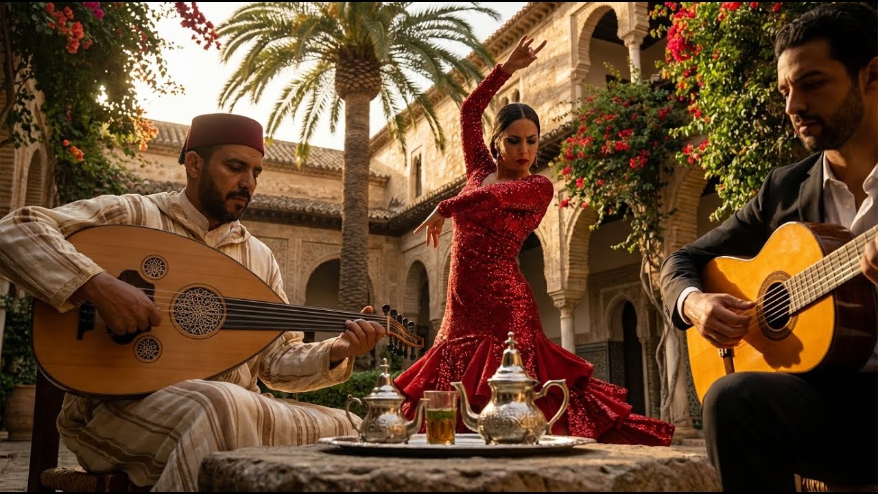 🌊 Noches Mediterráneas – Fusión de Guitarra Flamenca y Oud para Concentración y Trabajo Fluido 2026