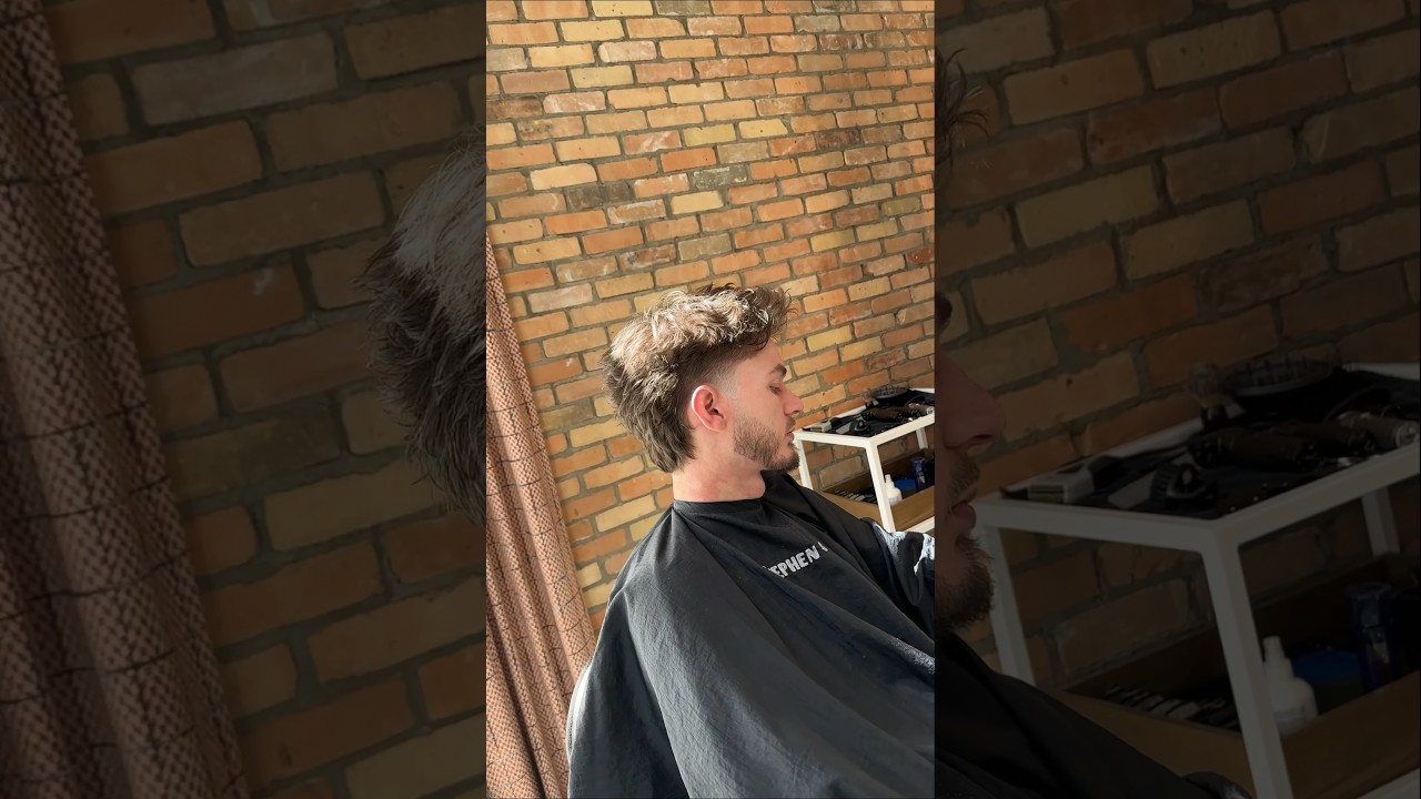 Burst Taper Fade - Short Mullet Hairstyle