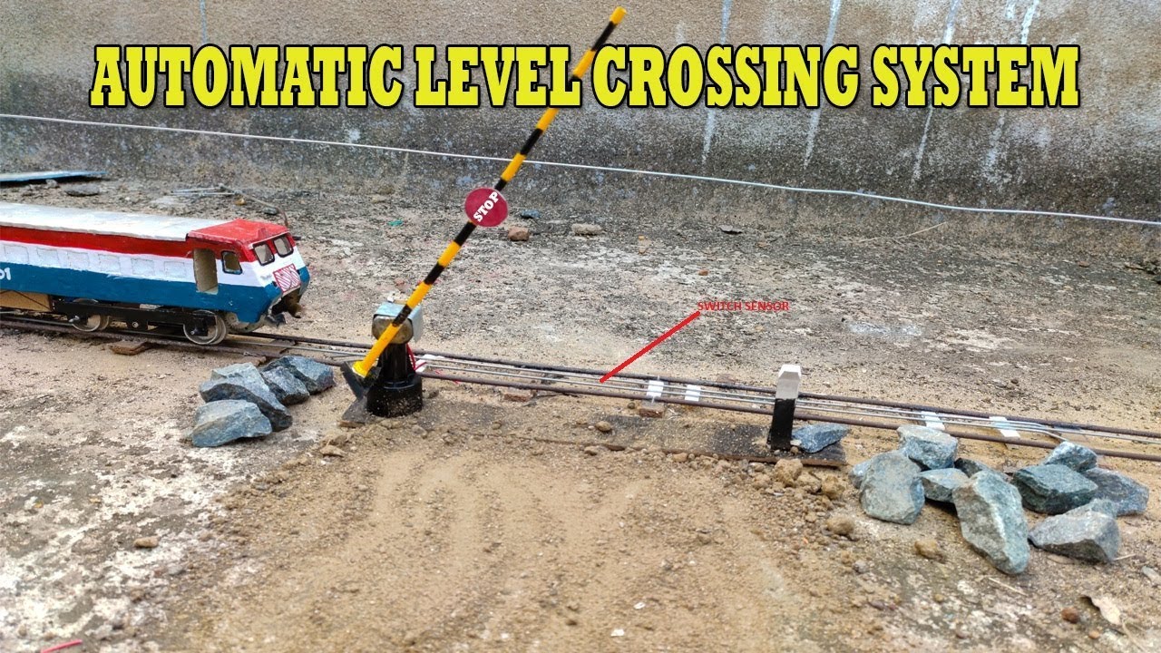 How To Make Automatic Level Crossing For Model Train | Model Train India