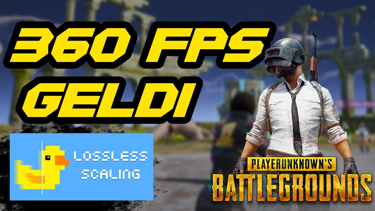 PUBG MOBİLE'DA 120 FPS DEVRİ BİTTİ, ARTIK 360 FPS GELDİ (LOSSLESS SCALİNG)