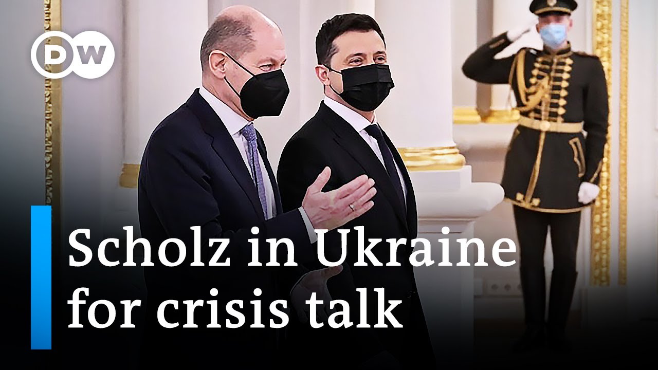 Chancellor Scholz holds crisis talks with Ukraine's Zelenskyy in Kyiv | DW News