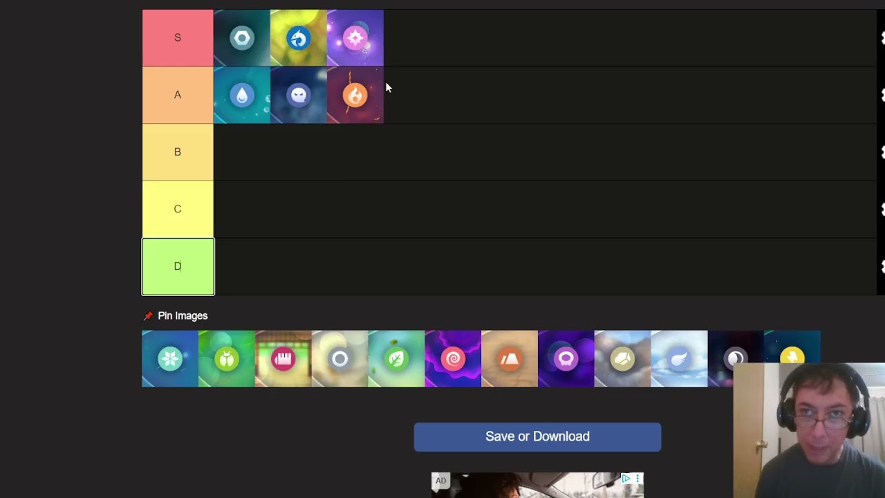 Pokemon type tierlist