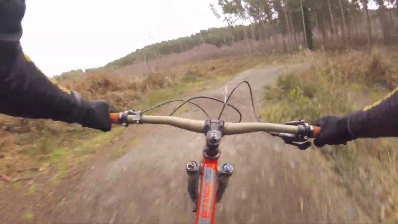 Delamere Forest, CRASH FOOTAGE!! (4X, Broken brake lever, berm gap fail)
