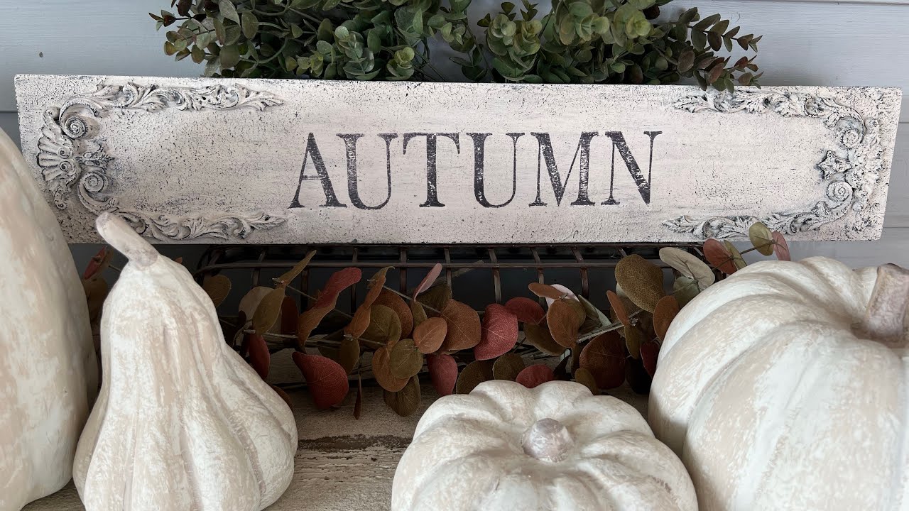 The Thursday Atelier: Autumn Decor using IOD Moulds and Stamps (complete class)