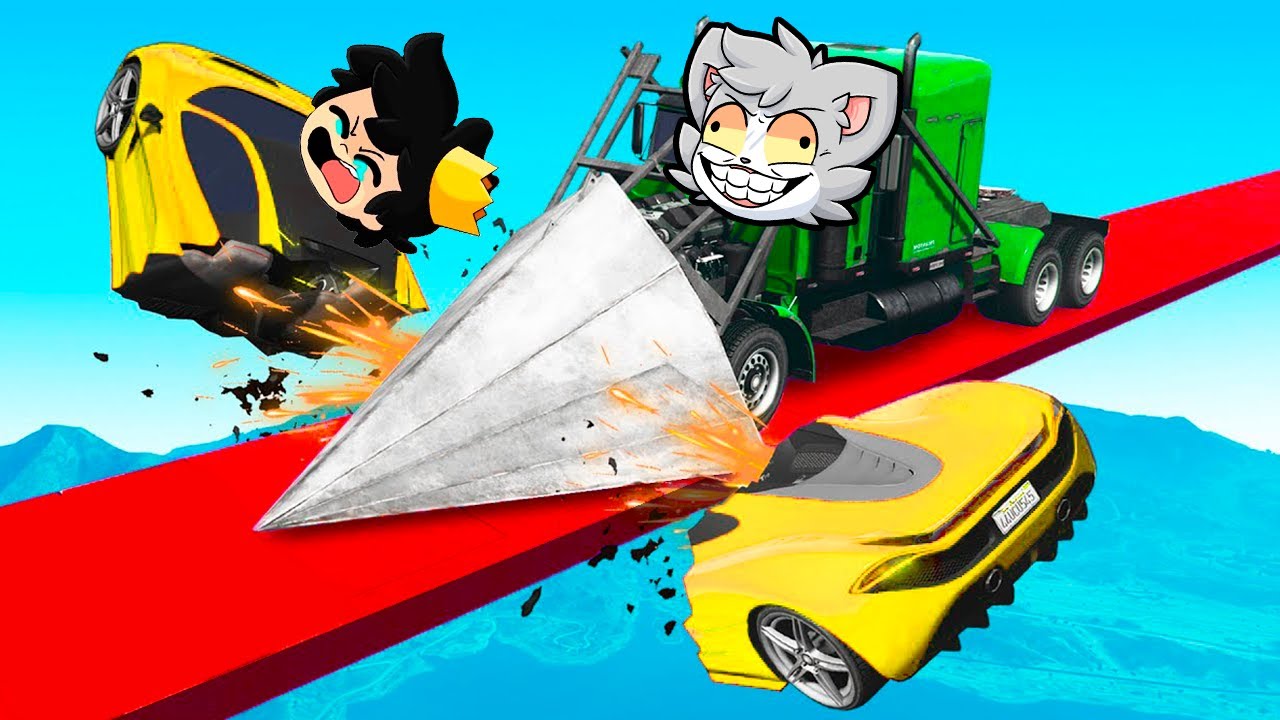 &iexcl;DESTRUCTOR DE AUTOS vs SUPER COCHES! 😂💥 &iexcl;CARRERA IMPOSIBLE! 🔥 ACENIX en GTA 5