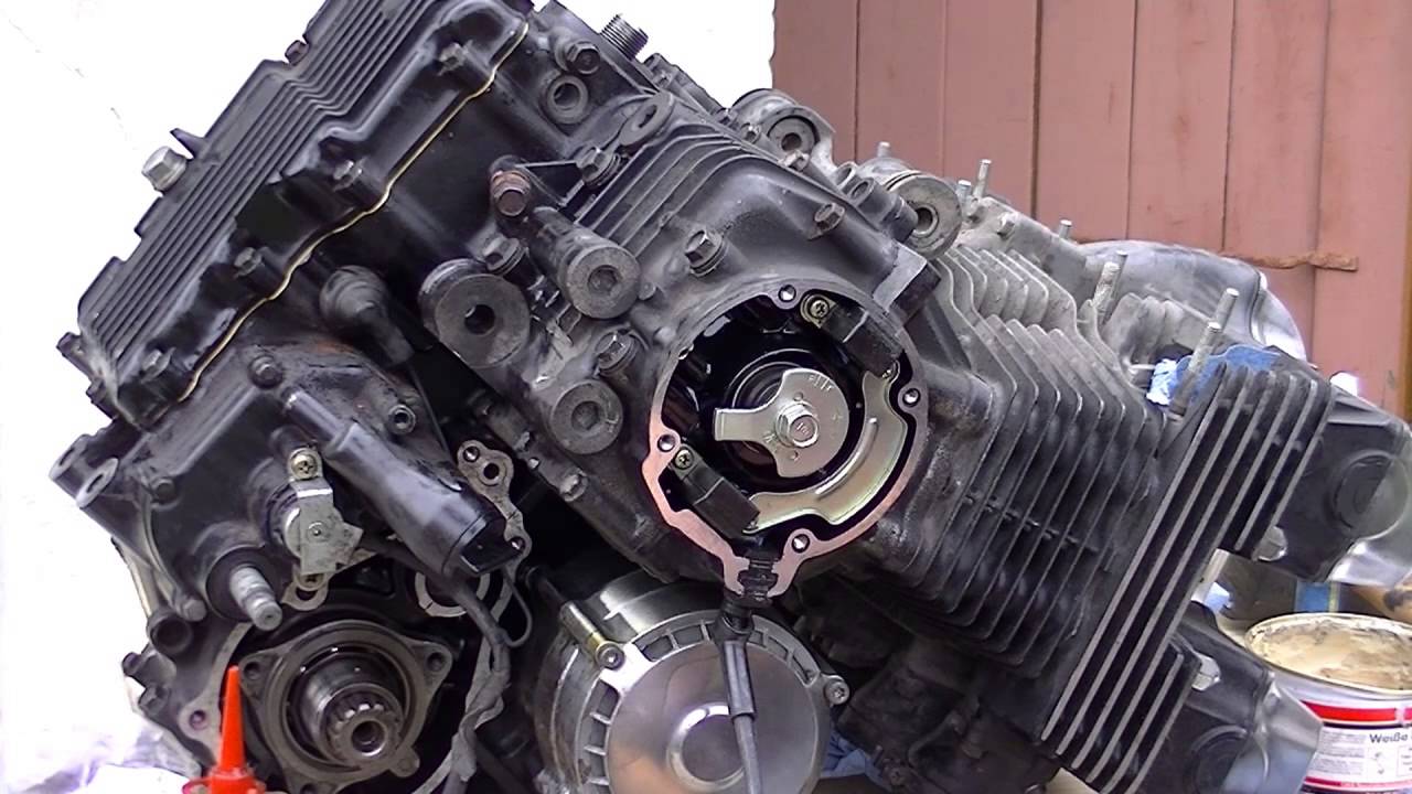 Honda CBX 750F Teil4 Kettenspanner Lichtmaschine wechseln Motoreinbau