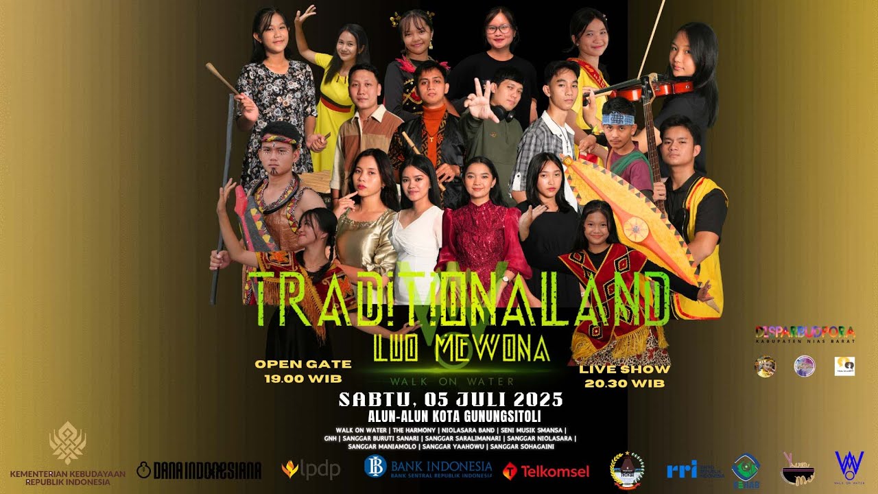 🔴 Live Traditionaland Luo Mewona-Walk On Water (WOW) | Disiarkan Dari Alun-Alun Kota Gunungsitoli