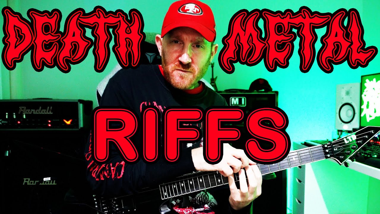 DEATH METAL GUITAR RIFFS LESSON - CANNIBAL CORPSE STYLE
