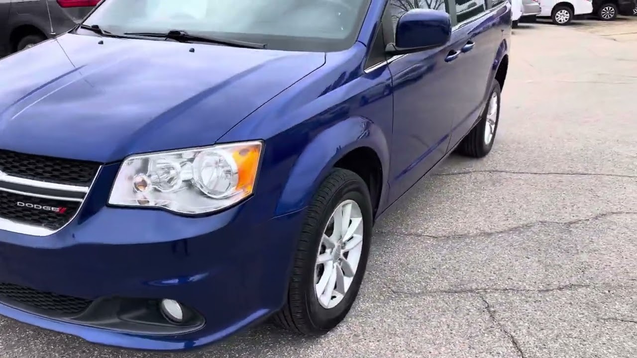 2020 Dodge Grand Caravan rear entry handicap accessible mobility wheelchair conversion for sale.