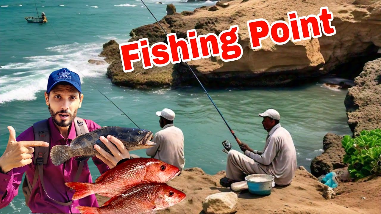 Fishing point in manora island karachi ! Manora by road .