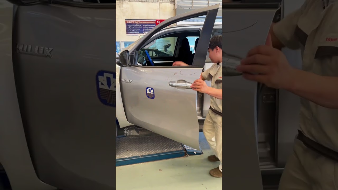 Adjust the car door ปรับประตูรถไม่เท่ากัน #ตัวถังและสีรถยนต์ #เปิดการมองเห็น #myyearonyoutube 2024