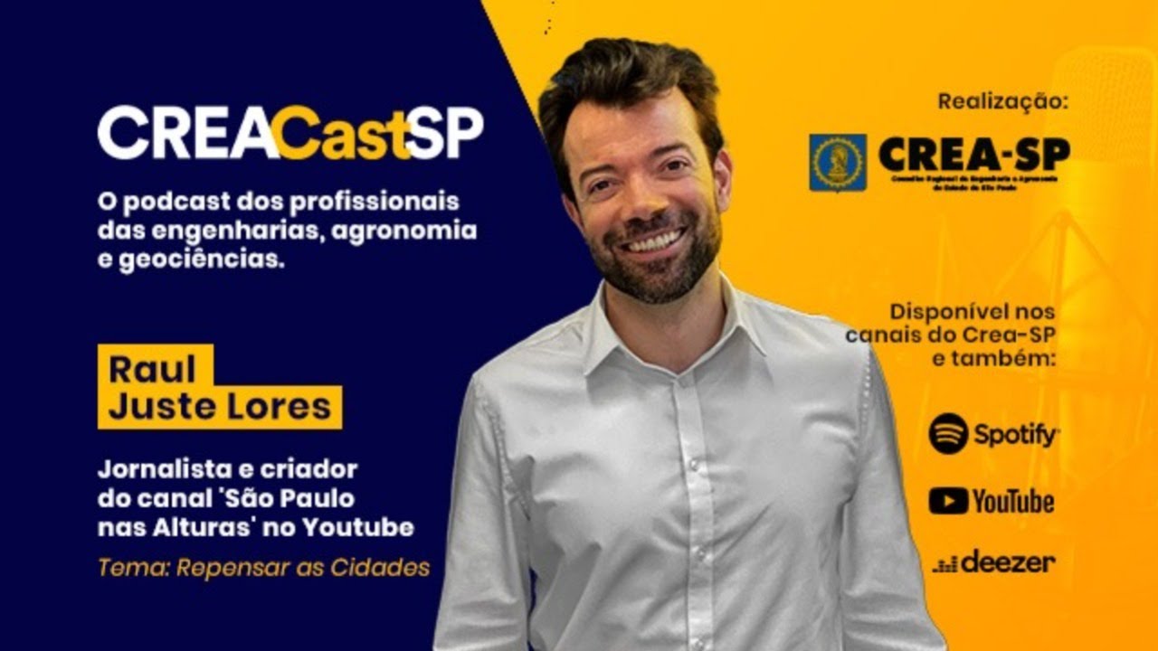 CreaCastSP#8 - Repensar as Cidades, com Raul Juste Lores